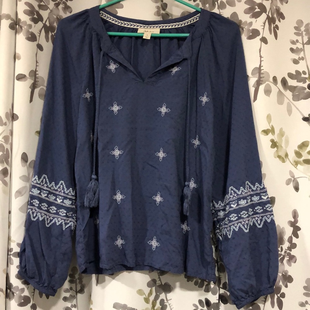 Style & Co Boho Style Shirt Size Medium